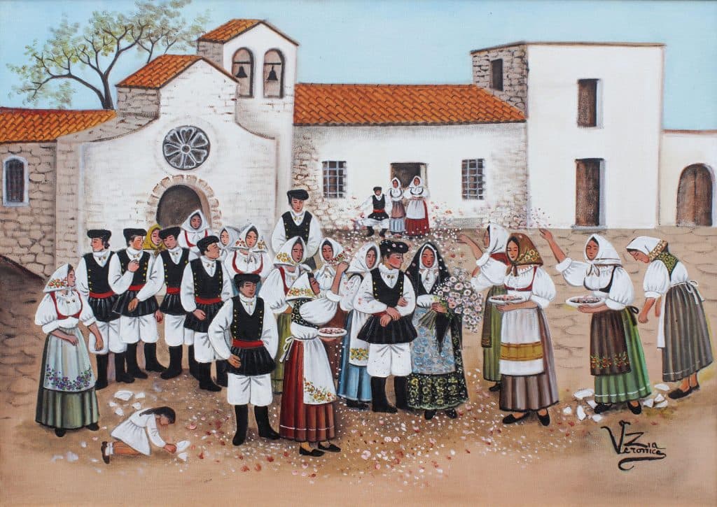 Il matrimonio, olio su tela, 70x50 cm